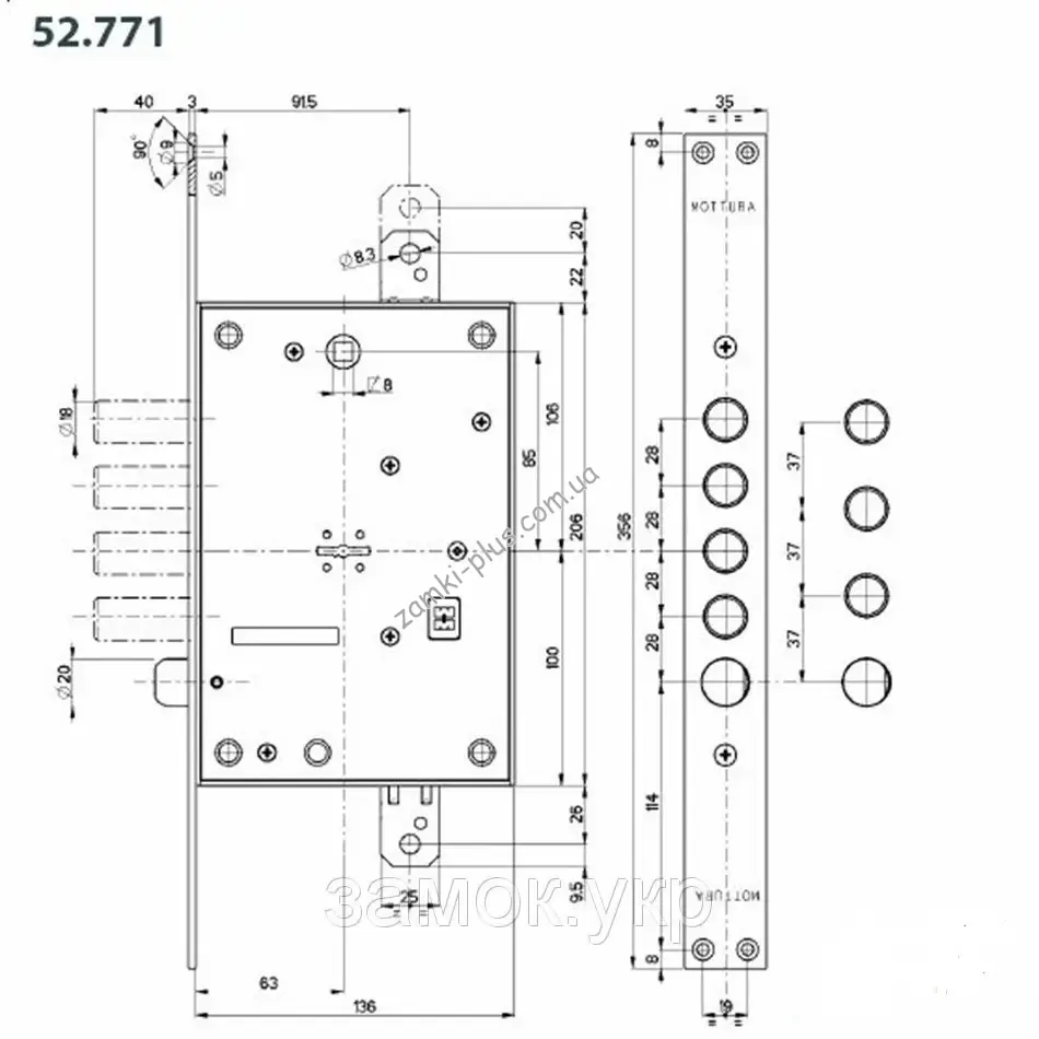 Mottura 52771TSBM54